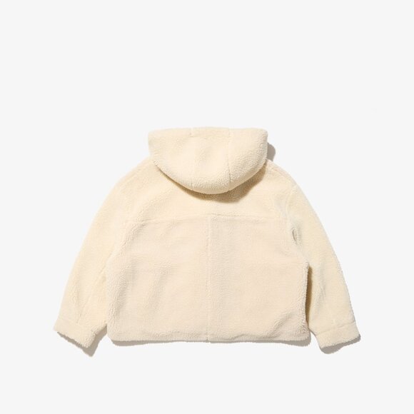 Faux Shearling Jacket with a Hood from Zara🤍🐻 - Picture 3 of 4